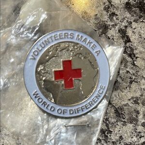Red Cross Volunteer Pin